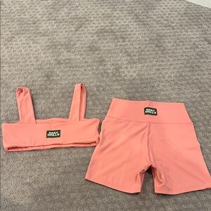 Small Daily Drills Coral Activewear Set